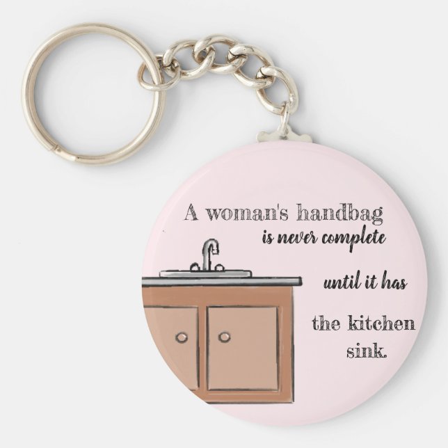 Kitchen Sink Keyring Schlüsselanhänger (Vorne)