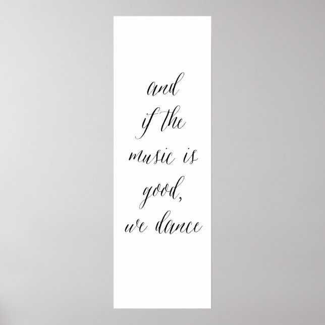 Kitchen Tancing sign 2 Poster (Vorne)