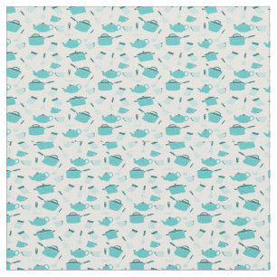 Kitchen Theme Fabric Stoff