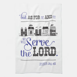 Kitchen Towel Bible Scripture Joshua 24:15 Küchentuch