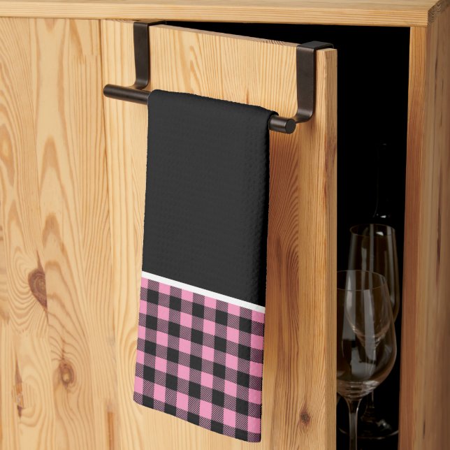 Kitchen Towel-Buffalo Plaid Geschirrtuch (Drittel gefaltet)