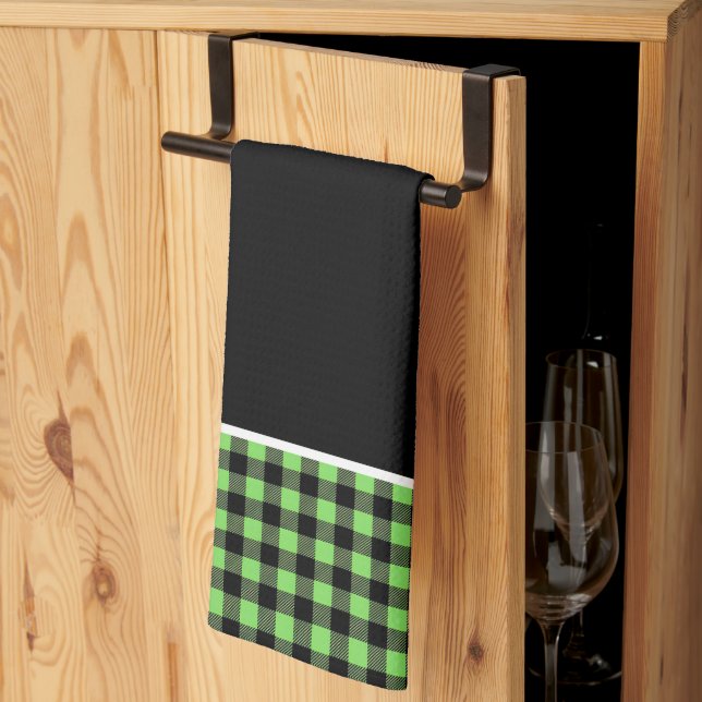 Kitchen Towel-Buffalo Plaid Geschirrtuch (Drittel gefaltet)
