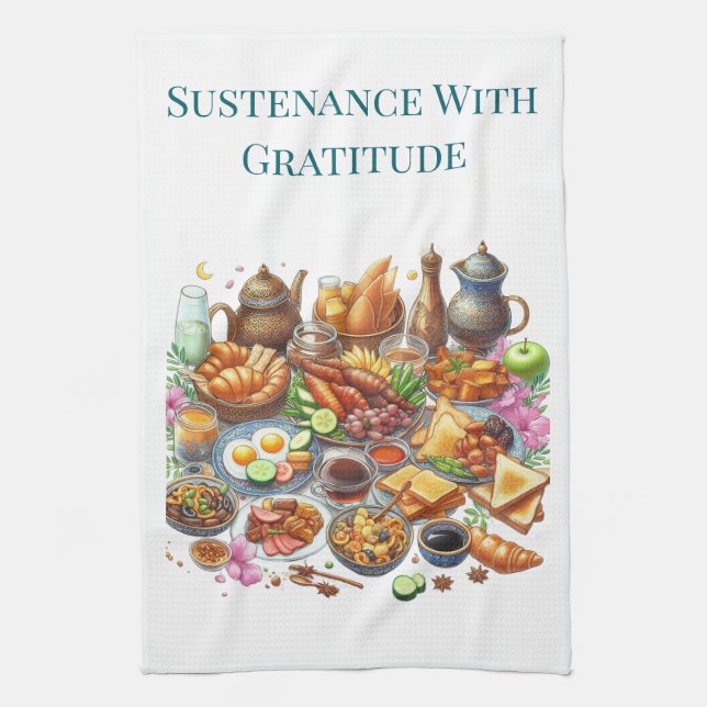 Kitchen Towels-Islamic Themed Kitchen Towels Geschirrtuch (Vertikal)