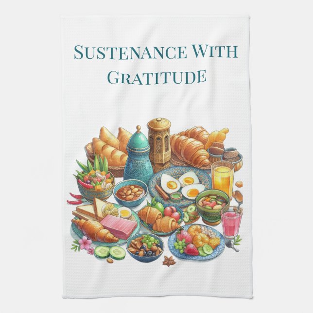 Kitchen Towels-Islamic Themed Kitchen Towels Geschirrtuch (Vertikal)