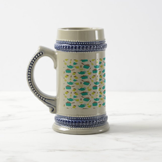 Kitchen Utensils pattern Bierglas (Links)