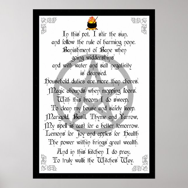 Kitchen Witz Poster (Vorne)