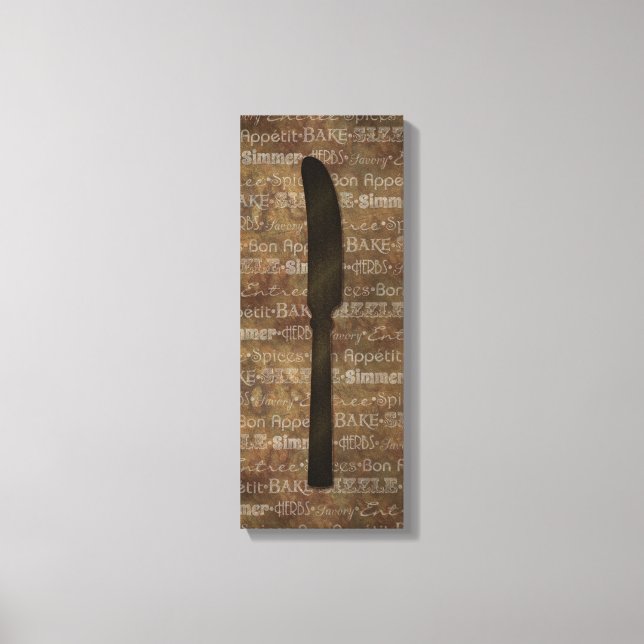 Kitchen Words Art II Leinwanddruck (Vorderseite)