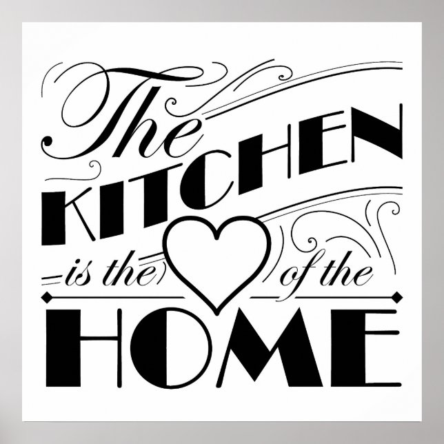 Kitchen-Zitat Poster (Vorne)