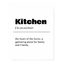Kitchendefinition Wand Print