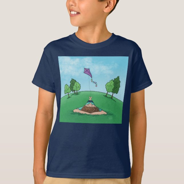 Kite Flying T - Shirt (Vorderseite)
