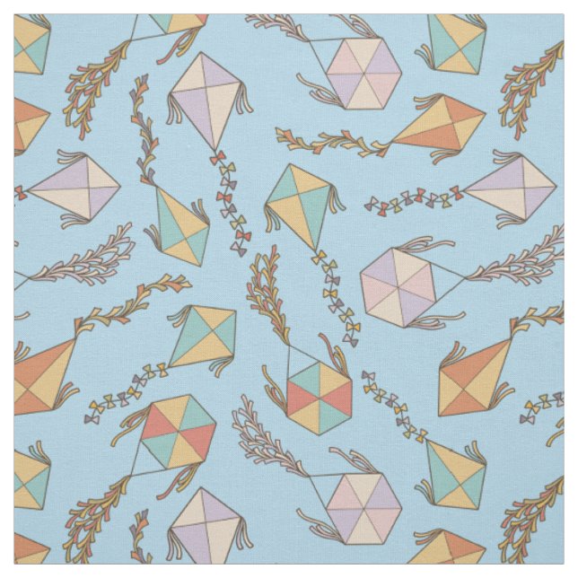 Kite Icons Muster Stoff (Muster)