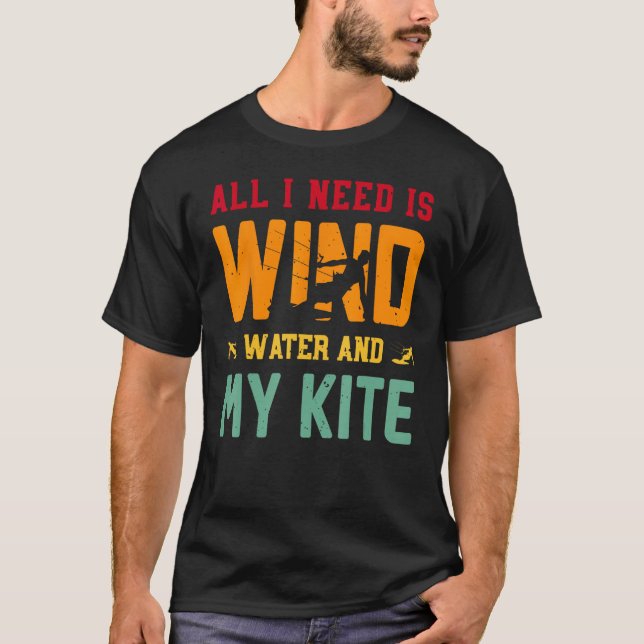 Kite Surfing T-Shirt (Vorderseite)