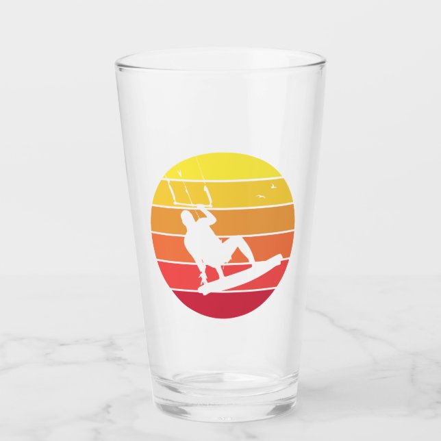 Kiteboarding Glas (Vorderseite)