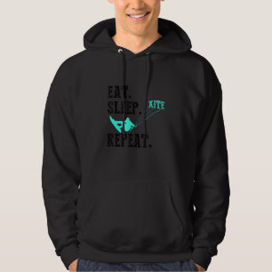 Kiteboarding Kite Kiting Kitesurfen Vint Hoodie