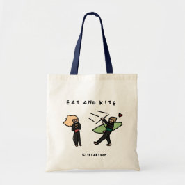 Kiteboarding/kitesurfing - Eat and Kite Tragetasche
