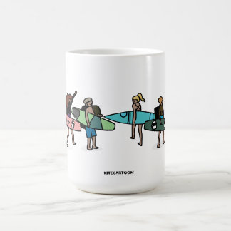 Kiteboarding/kitesurfing - Kitefreunde Kaffeetasse