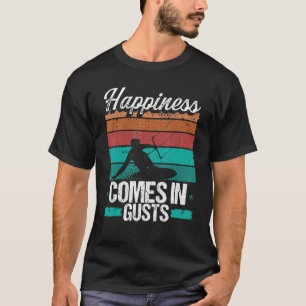 Kiteboarding Vintag Windsurfing Windsurfer Retro T-Shirt