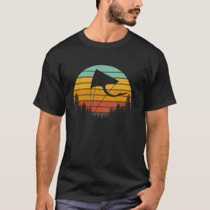 Kiteboarding Wassersport Kitesurfing Retro Drachen T-Shirt