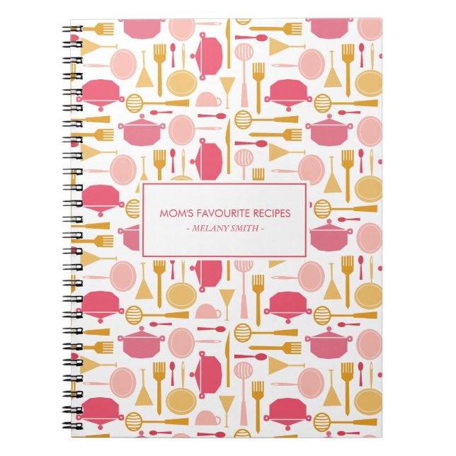 Kiteeinheit Mama Lieblingsrezepte Notebook Notizblock (Vorderseite)