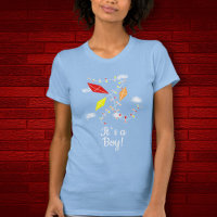 Kites in Sky Blue Es ist eine Baby-Dusche