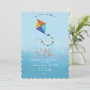 Kites in the Sky Invitation : Colorful