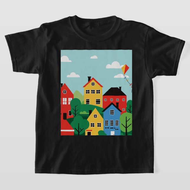 Kites over the city T-Shirt (Ablage )
