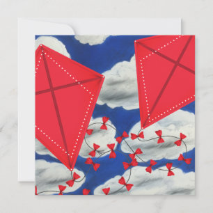 Kites und Klouds Feiertagskarte