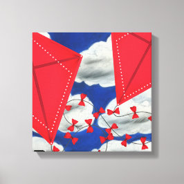 Kites und Klouds Leinwanddruck