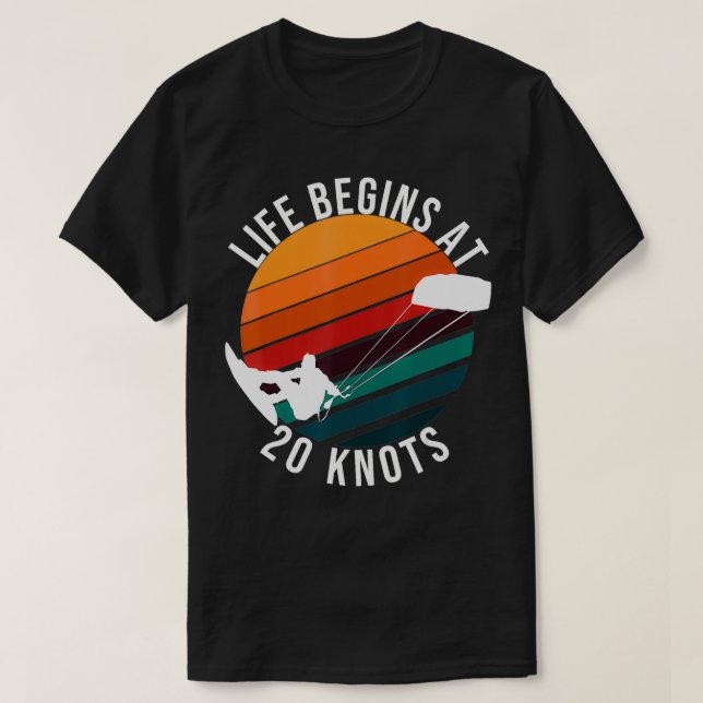 Kitesurf Kitesurfen Kiteboard Kitesurfen Kitesurfe T-Shirt (Design vorne)