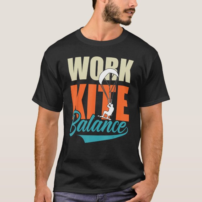 Kitesurfen 1 T-Shirt (Vorderseite)