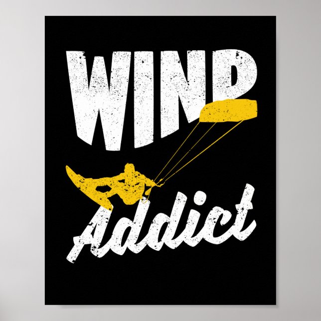 Kitesurfen Kitesurfen Kitesurfen Sport Poster (Vorne)