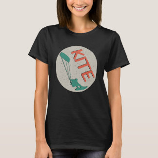Kitesurfen Kitesurfer Kiteboard Surfing Vintag R T-Shirt