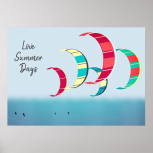 Kitesurfen Poster