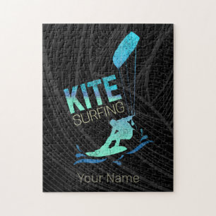 Kitesurfen Vintag Kiteboarder Kitesurfen
