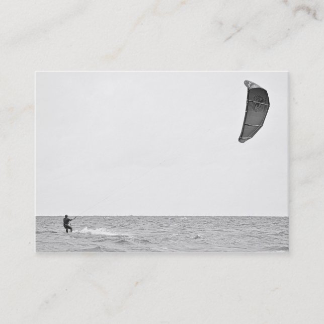 Kitesurfen - Visitenkarte (Vorderseite)
