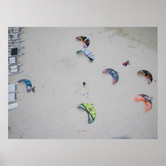Kitesurfen von hoher Qualität (Kitesurfkiteboard) Poster