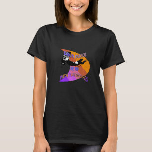 Kitesurfer Action Extreme Sport Orange und Lila T-Shirt