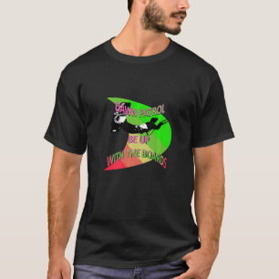 Kitesurfer Action Extreme Sport Rosa Grün T-Shirt
