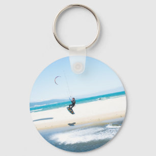 Kitesurfer fördert Luft Schlüsselanhänger