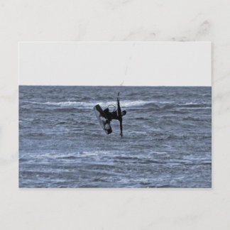 Kitesurfer Postkarte