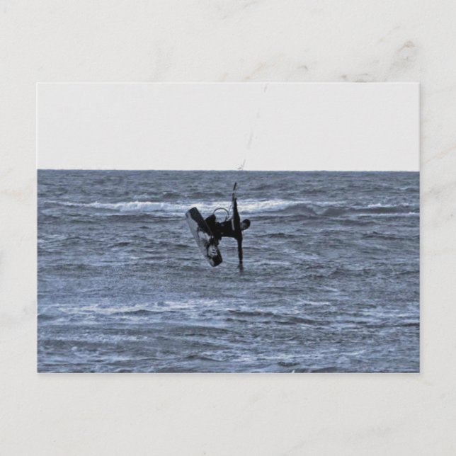 Kitesurfer Postkarte (Vorderseite)