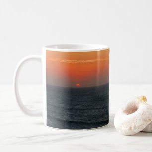 Kitesurfing am Sonnenuntergang Kaffeetasse