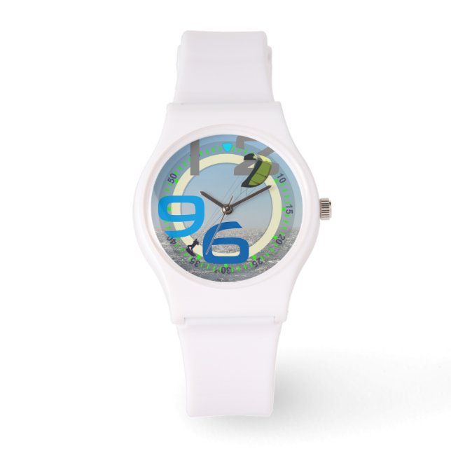 Kitesurfing Armbanduhr (Vorderseite)