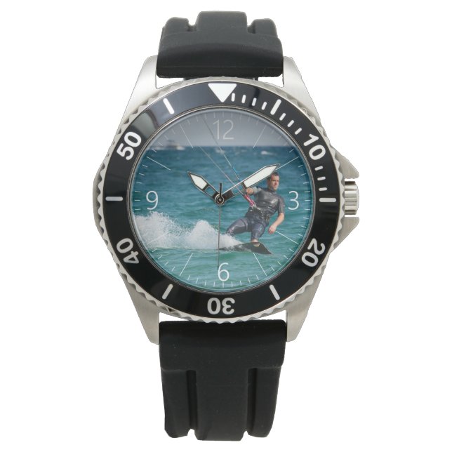 Kitesurfing Armbanduhr (Vorderseite)