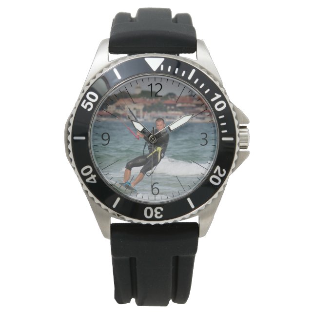 Kitesurfing Armbanduhr (Vorderseite)
