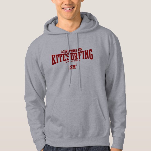 Kitesurfing Hoodie (Vorderseite)
