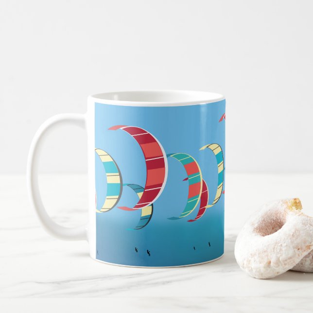 Kitesurfing Kaffeetasse (Mit Donut)