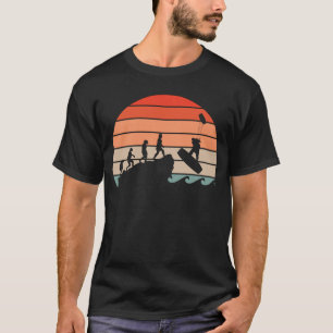 Kitesurfing Kiteboarding Evolution Retro T-Shirt