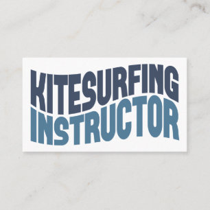 Kitesurfing Lehrer-Visitenkarten Visitenkarte