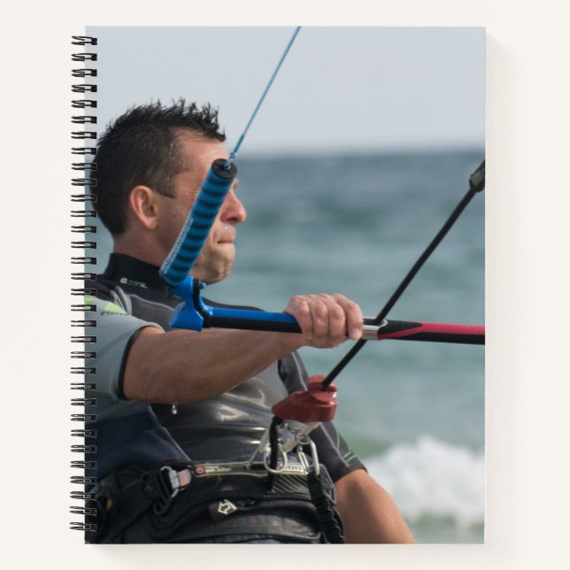 Kitesurfing Notizbuch (Vorderseite)